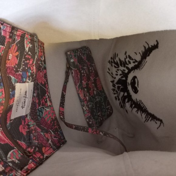 Anthropologie x Ashley Lane Fox Tote Leather NWT - Picture 6 of 8